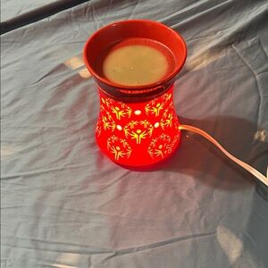 Scentsy Red Electric Wax Warmer Special Olympics nice